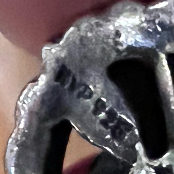 Henning Vagner HVP Sterling Silver Marcasite  Oxidized Earrings 925 Scandinavian - Picture 6 of 6